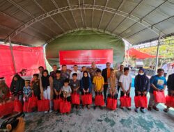 Anggota Komisi VIII DPR RI, Matindas Serahkan Bantuan Sosial Kemensos di Palu