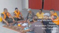 Koramil 01/Tgr Sosialisasikan Penanganan Darurat Sampah kepada Masyarakat