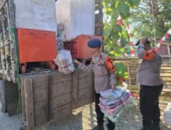 Brimob Terima Bantuan Sembako untuk Dukung Kebutuhan Warga Terdampak Gempa