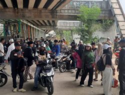 Polsek Kramatjati Kawal Keberangkatan Massa AMJ, Kapolsek Tekankan Aksi Tertib dan Damai