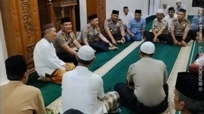 Subuh Keliling Di Masjid Jami’ Al-Khair, Kapolres Belitung Ajak Masyarakat Cegah Perundungan