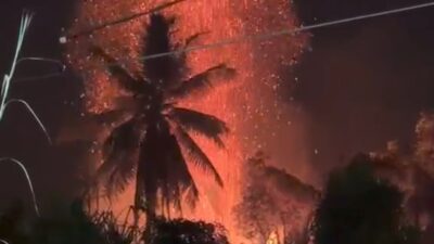 Polsek Sijuk Bersama Damkar Padamkan Kebakaran Lahan Seluas 1,5 Hektar Di Batu Itam